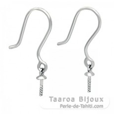 Aretes para perlas de 8 a 14 mm - Plata .925