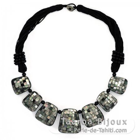 Tahiti nacarado collar - Longitud = 50 cm