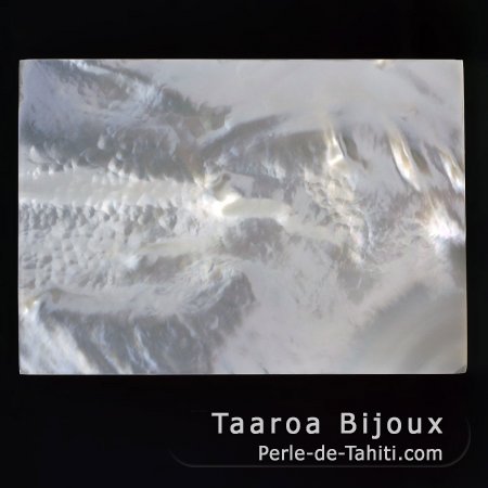 Forma rectngulo en nacarado - 50 x 35 mm