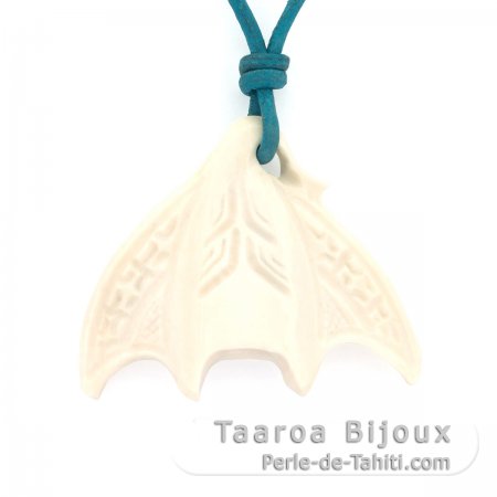 Colgante de Manta Raya de Hueso