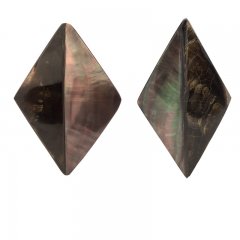 2 Formas en Nacarado de Tahiti - 60 x 35 mm
