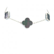 Pulsera de Plata y Nacarado de Tahiti