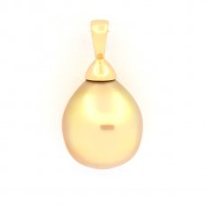 Colgante de Oro 18Kl y 1 Perla de Australia Semi-Barroca B 11.1 mm