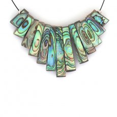 Abalone nacarado collar