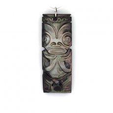 Pendiente en nacarado de Tahiti - Tiki