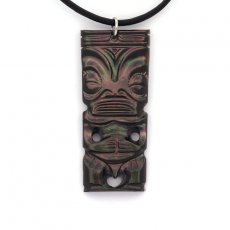 Pendiente en nacarado de Tahiti - Tiki
