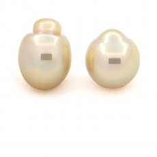 Lote de 3 Perlas Australianas Semi-Barrocas C de 12 a 12.1 mm