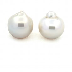 Lote de 2 Perlas Australianas Semi-Barrocas C de 14.6 mm