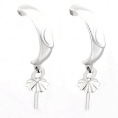 Aretes para perlas de 8 a 11 mm - Plata .925