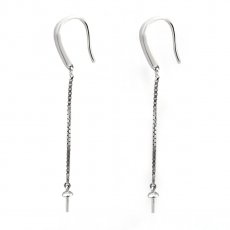 Aretes para perlas de 6 a 11 mm - Plata .925