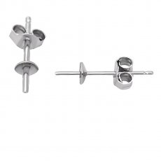 Aretes para perlas de 6 a 12 mm - Plata .925