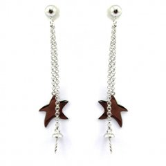 Aretes para perlas de 6 a 10 mm - Plata .925