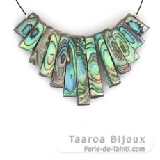 Abalone nacarado collar