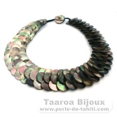 Tahiti nacarado collar - Longitud = 45 cm