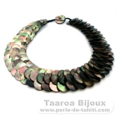 Tahiti nacarado collar - Longitud = 50 cm