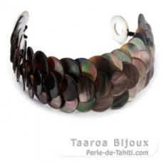 Tahiti nacarado brazalete - Longitud = 20 cm