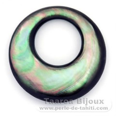 Forma redonda en nacarado - Dimetro de 30 mm