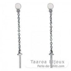 Aretes para perlas de 6 a 11 mm - Plata .925