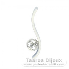 Colgante de Plata para 1 Perla de 2 a 8 mm