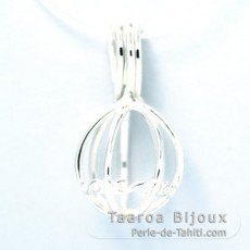 Colgante de Plata para 1 Perla de 9 a 10 mm